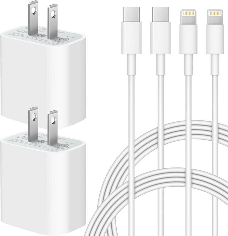 JOZASHON 6FT USB C TO LIGHTNING CHARGERS 2PK