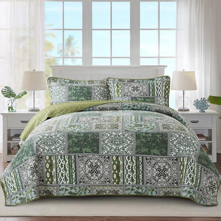 NEWLAKE KING QUILT SET 3PC