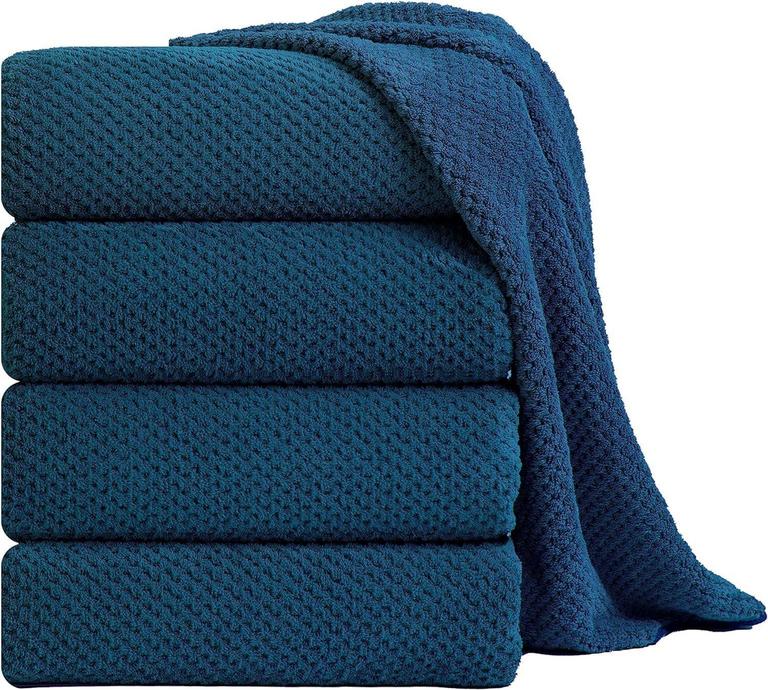 JESSY HOME OVERSIZED BATH TOWELS 4PK
