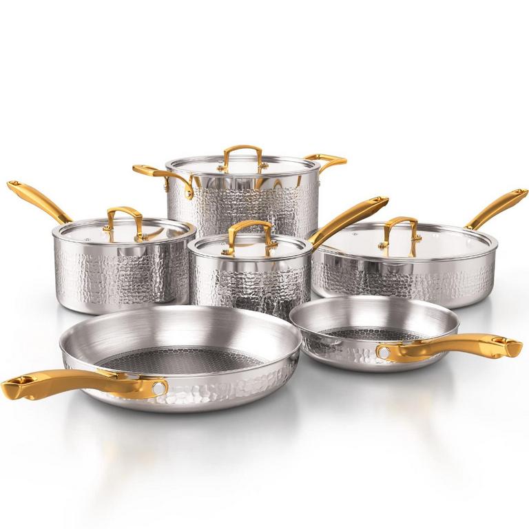 HOMAZ LIFE COOKWARE SET 10PC