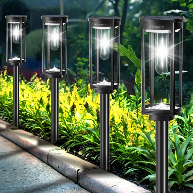 COXSENI 8PK SOLAR PATH LIGHTS