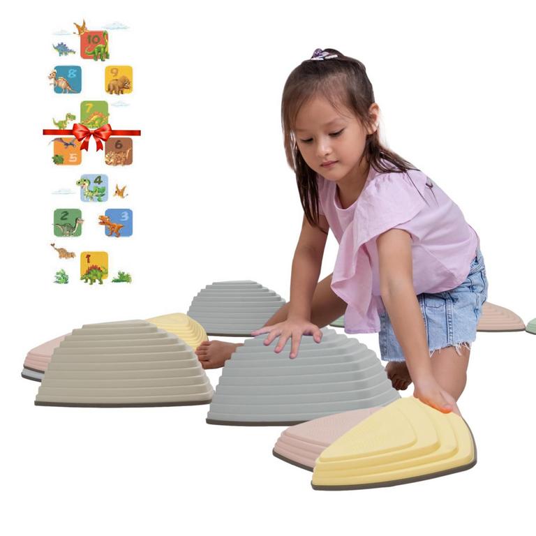 LELYBELLY 12PCS KIDS STEPPING STONES SET