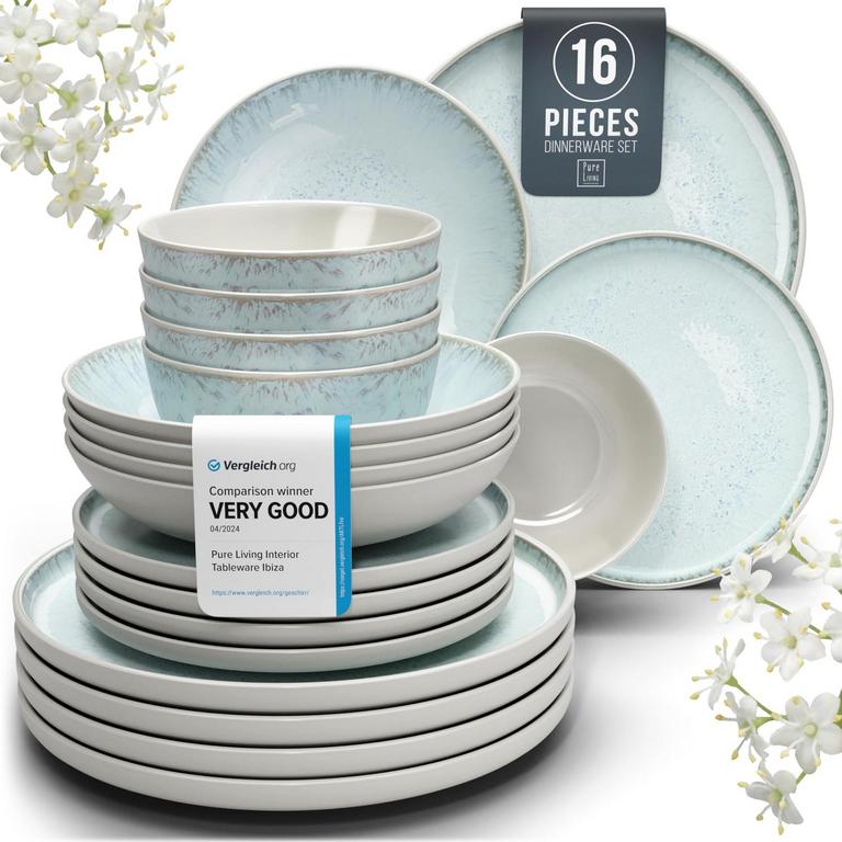 PURE LIVING DINNERWARE SET