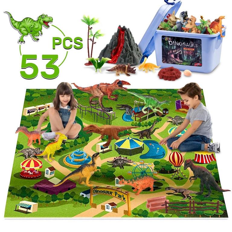 WISAIRT DINOSAUR TOYS 53PCS