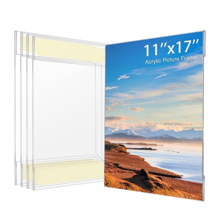 WBTRAN 11IN X 17IN ACRYLIC FRAMES 5PK