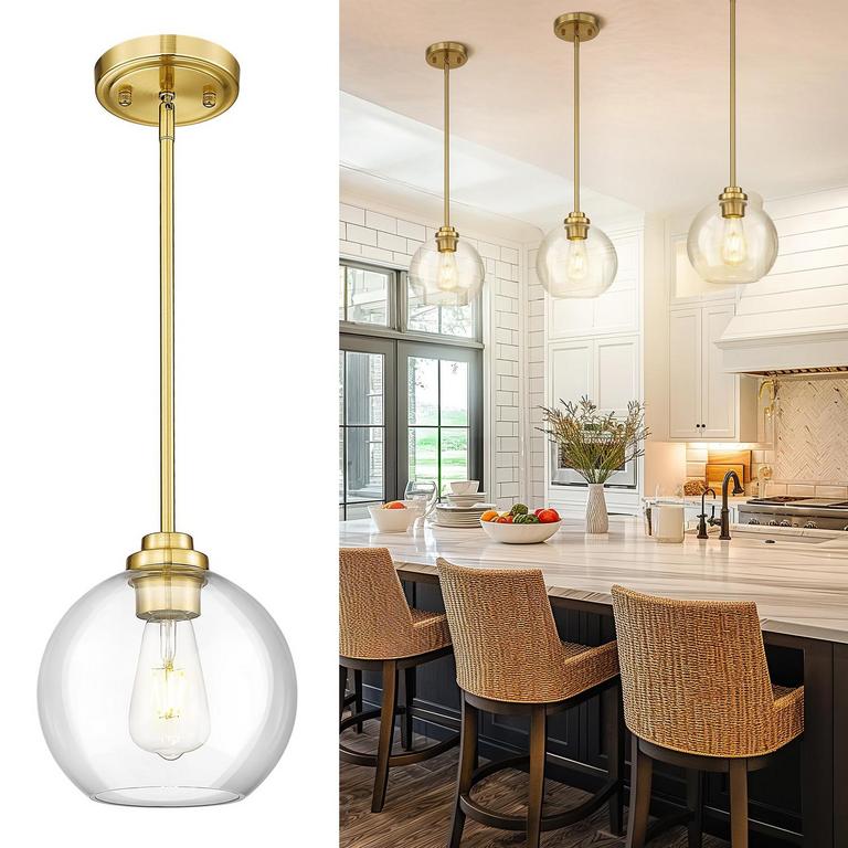 JAZAVA MODERN PENDANT LIGHT 8IN