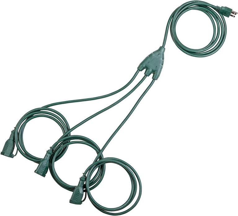 BN-LINK 25FT EXTENSION CORD W/ SPLITTER