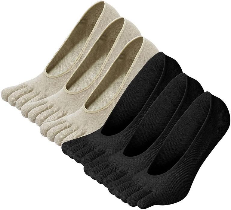 AMITOFO WOMENS SZ 5-10 TOE SOCKS