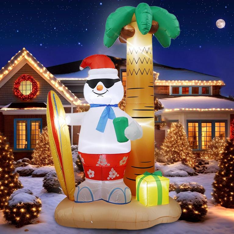 PAYUSD 8FT INFLATABLE SNOWMAN