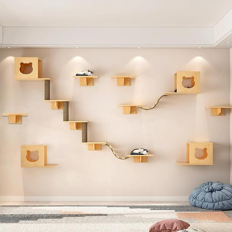CANORMPET CAT WALL SHELVES SET