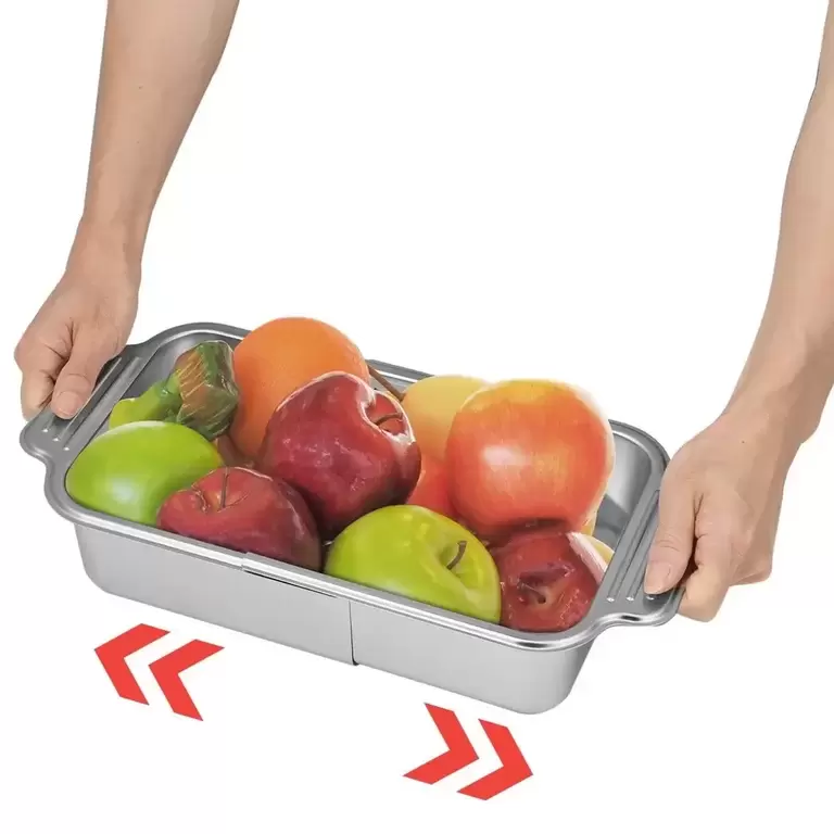 BOTTLEPIC EXTENDABLE COLANDER BASKET