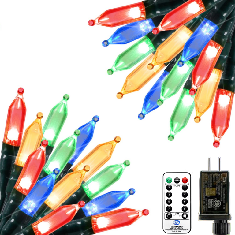 OAENAU 600-LED 207FT CHRISTMAS LIGHTS