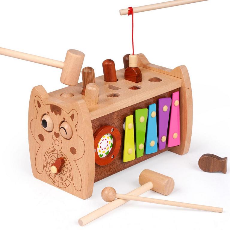 AGIRGLE 6IN1 WOODEN TOY SET
