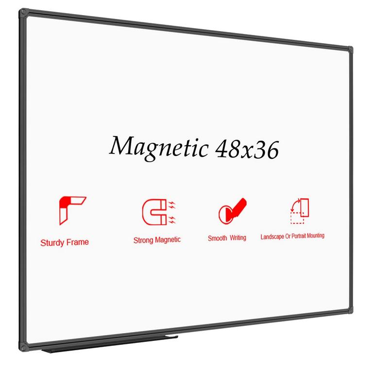 2 JILOFFICE MAGNETIC WHITEBOARDS 48IN X 36IN