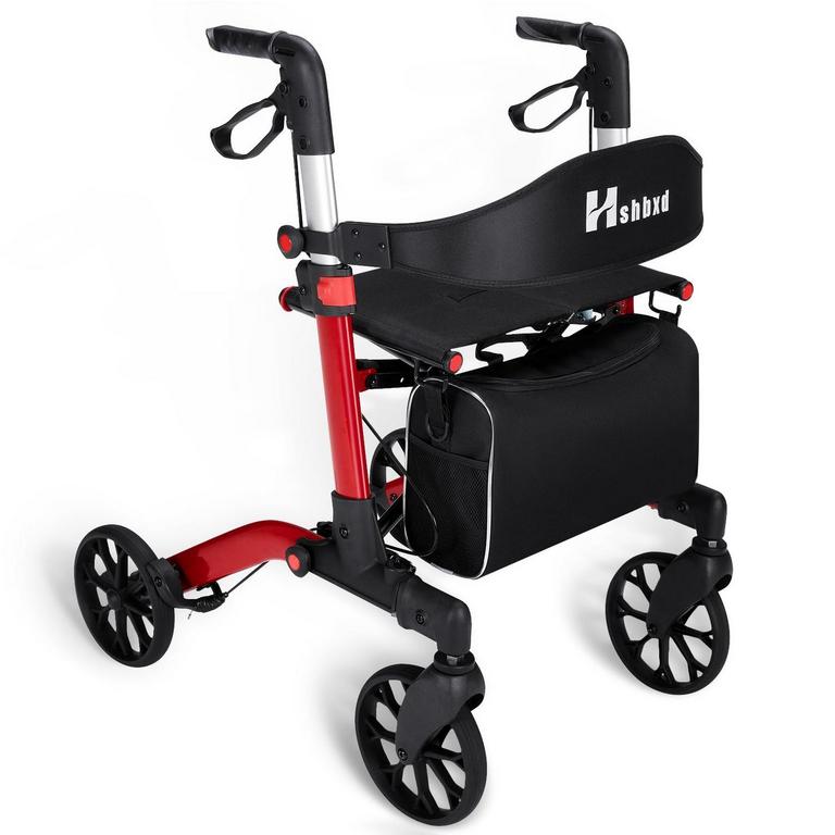 HSHBXD ROLLATOR WALKER RED
