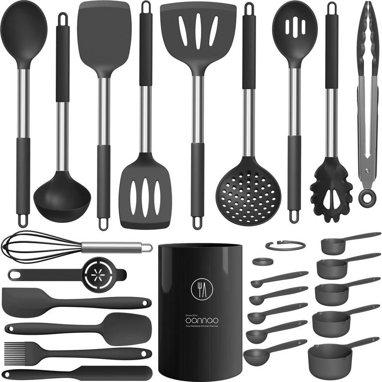 OANNAO SILICONE UTENSILS 18PC
