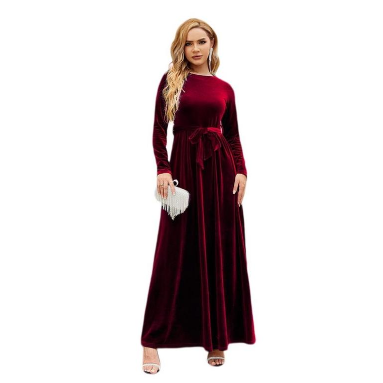 IDOPIP VELVET DRESS WOMENS SM