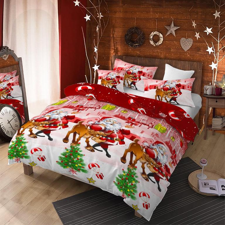 GREEN ESSEN KING SIZE BEDDING SET
