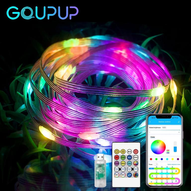 GUPUP 50FT LED STRING LIGHTS