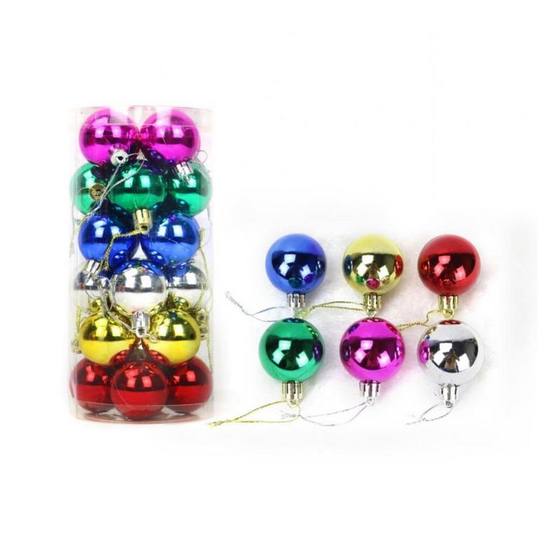 POPFEEL 24CT 1.57" XMAS BALLS