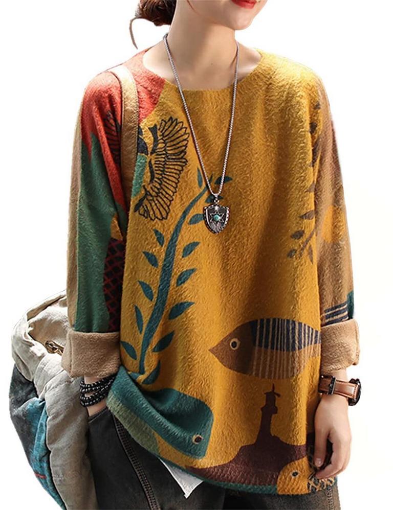 UVN WOMENS OVERSIZED SWEATER SM