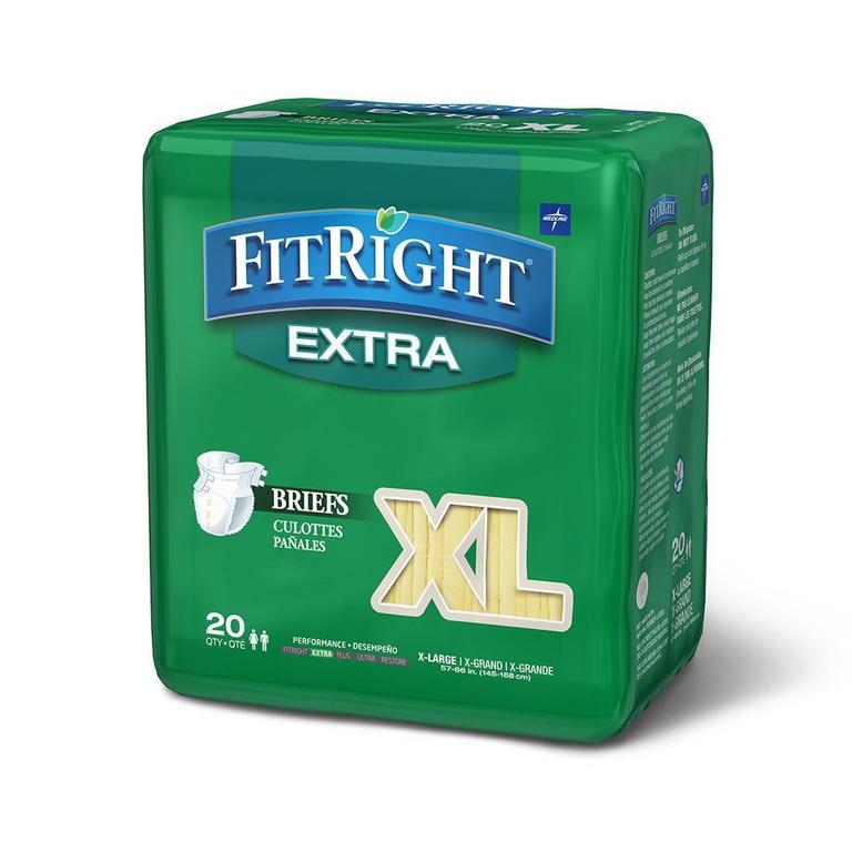 FITRIGHT ADULT DIAPERS XL 20PK