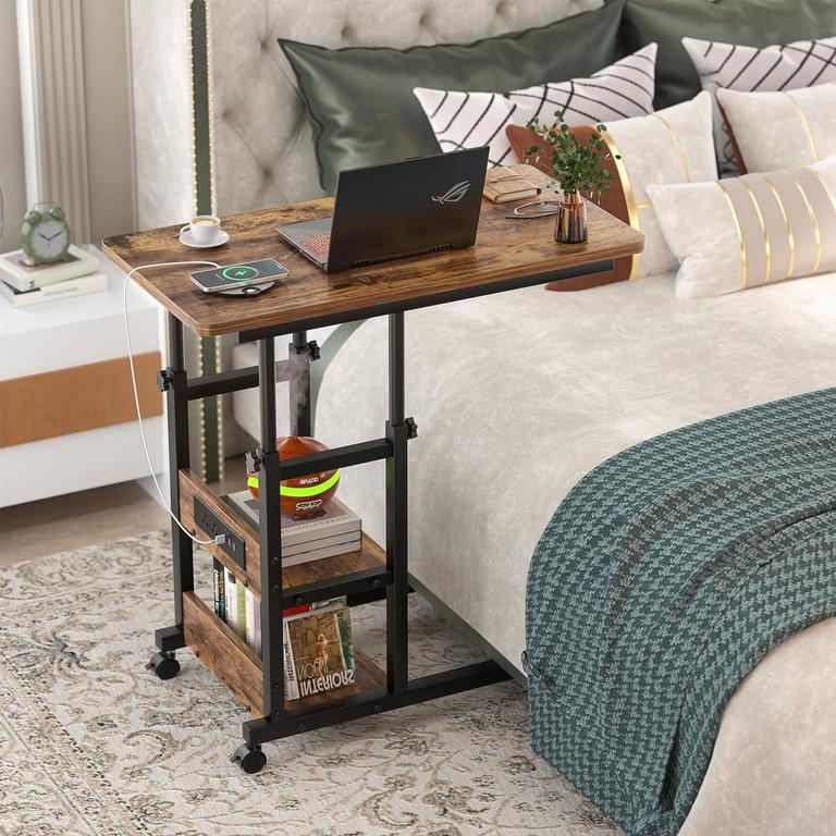 BESIOST END TABLE W/ CHARGING STATION
