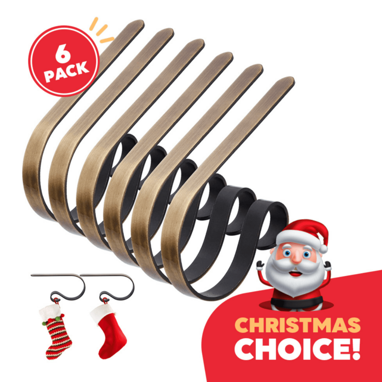 JEEXI BRONZE STOCKING HOLDERS 6PK