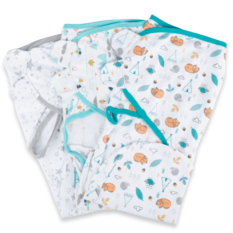 SUGARDAY SWADDLE BLANKETS 3PK