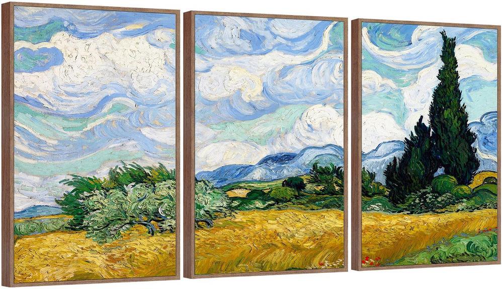 FULL HOUSE 3PC 16IN X 24IN CANVAS ART