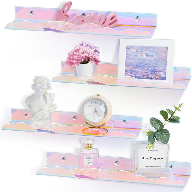 WOOSHWA FLOATING SHELVES 4PK 15IN 