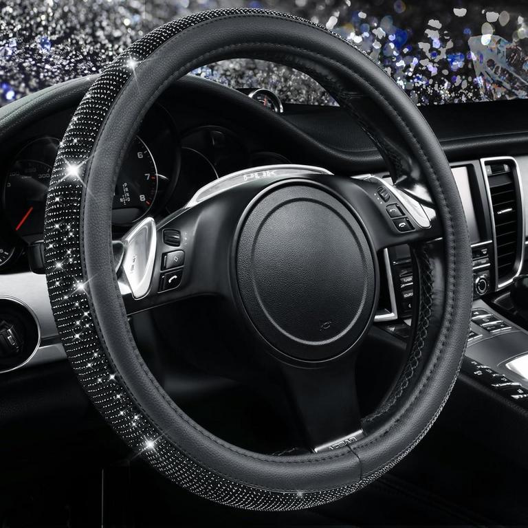CAR PASS BLING STEERING WHEEL COVER