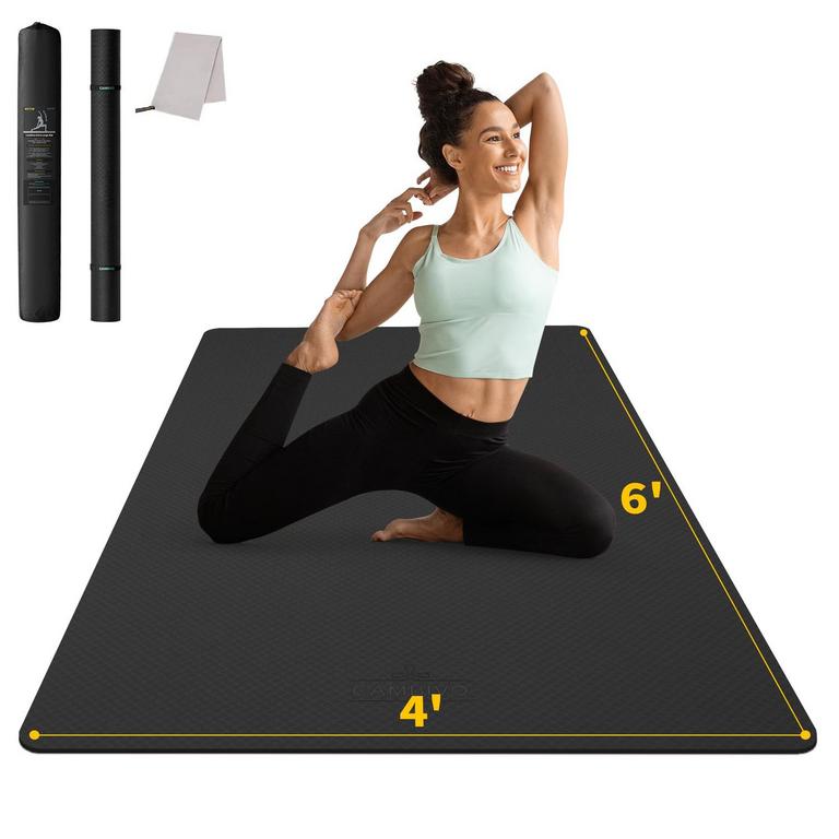 CAMBIVO 6FT X 4FT YOGA MAT