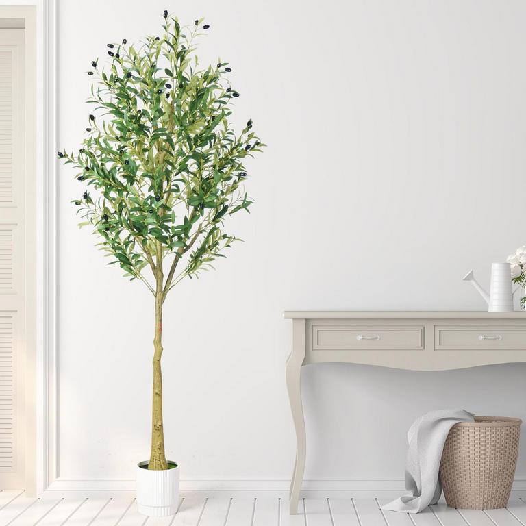 HZXGCP 6FT FAUX OLIVE TREE