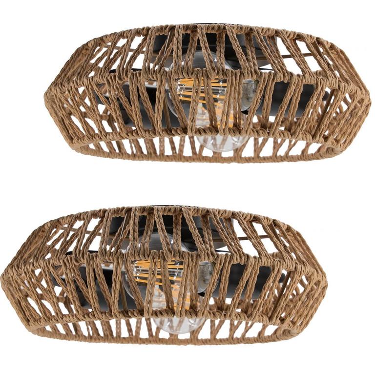 UPSEED BOHEMIAN CEILING LIGHT 2PK