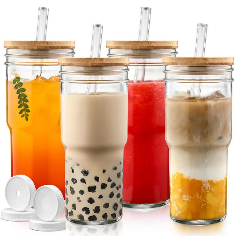 DWTS DANWEITESI 24OZ GLASS JARS SET