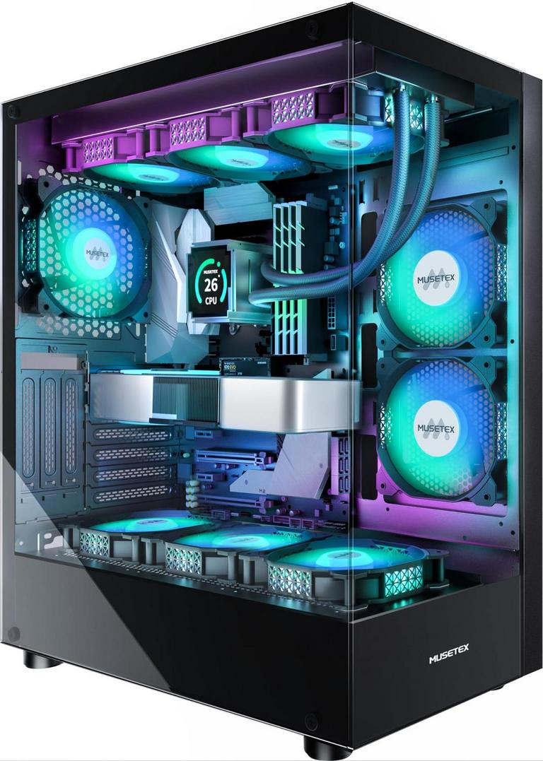 MUSETEX ATX PC CASE K2 BLACK