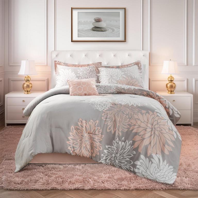 COMFORT SPACES KING COMFORTER SET 5PC