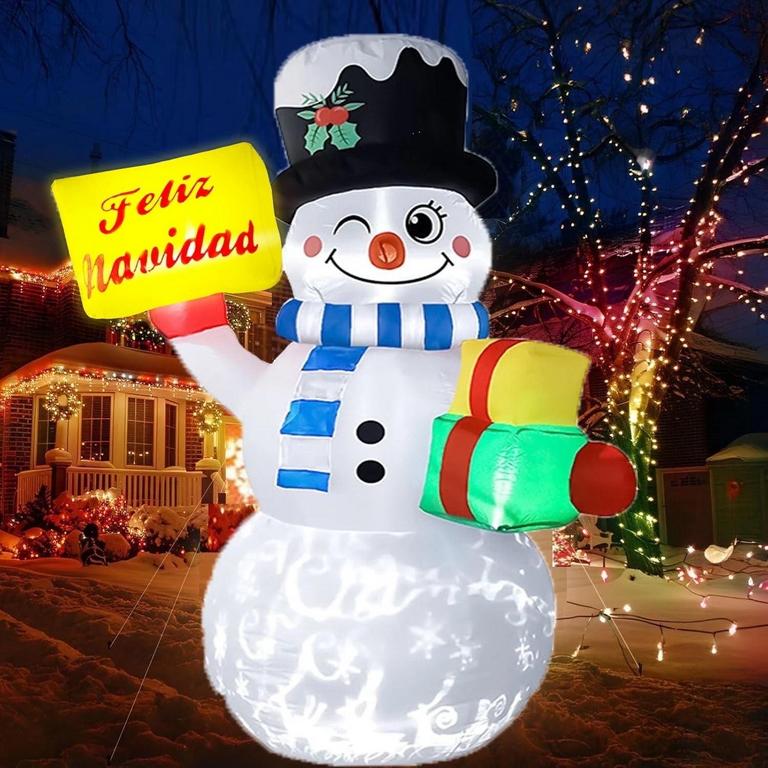 ANUNU 6FT INFLATABLE SNOWMAN