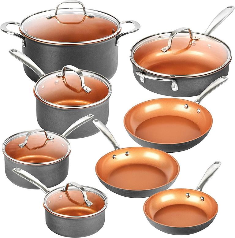 GOTHAM STEEL 13PC COOKWARE SET