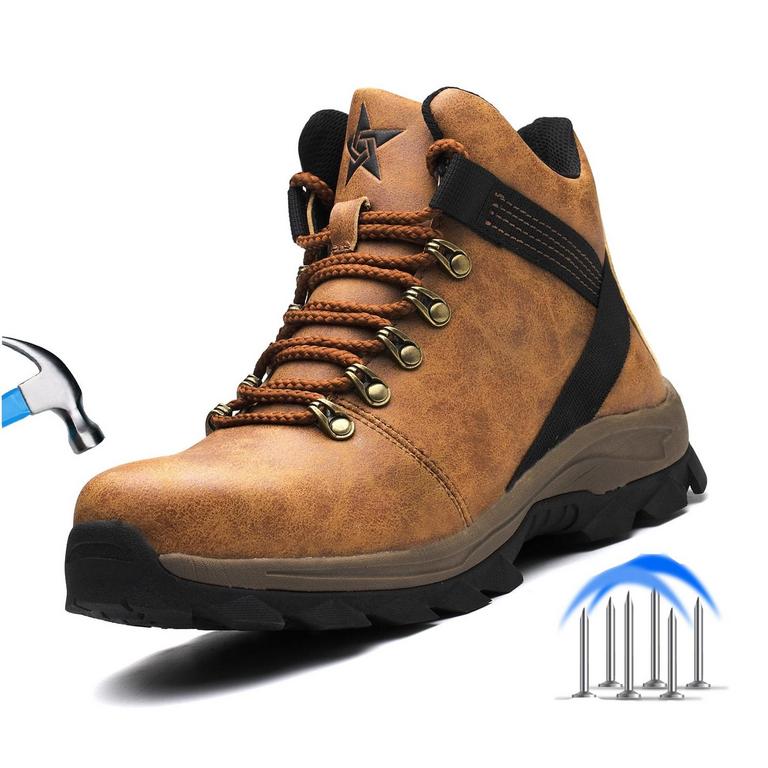 ULOGU STEEL TOE BOOTS MENS SZ 13