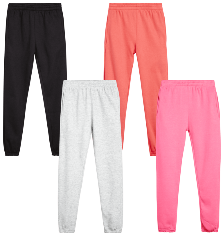 REAL LOVE GIRLS JOGGERS SZ 5-6 4PK