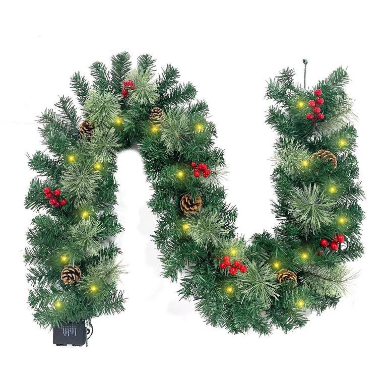 COWIN PRE-LIT GARLAND 6FT