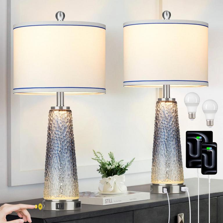 CINKEDA LAMP SET OF 2 26"