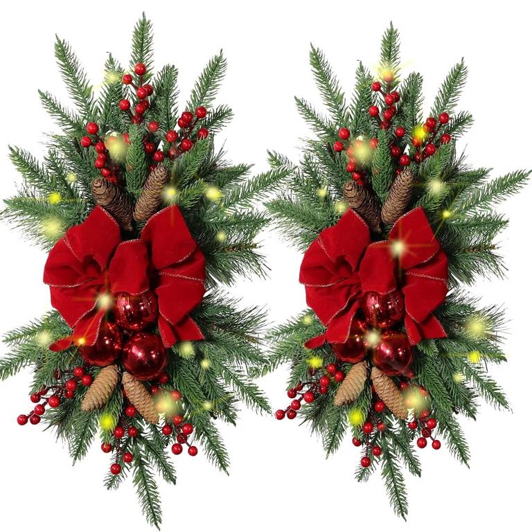 PERFECT PRODUCT 24IN SWAG WREATHS 2PK