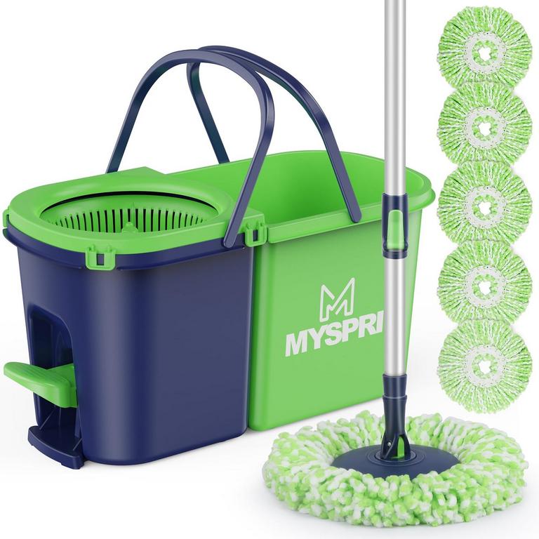 MYSPRI SPIN MOP SET GREEN