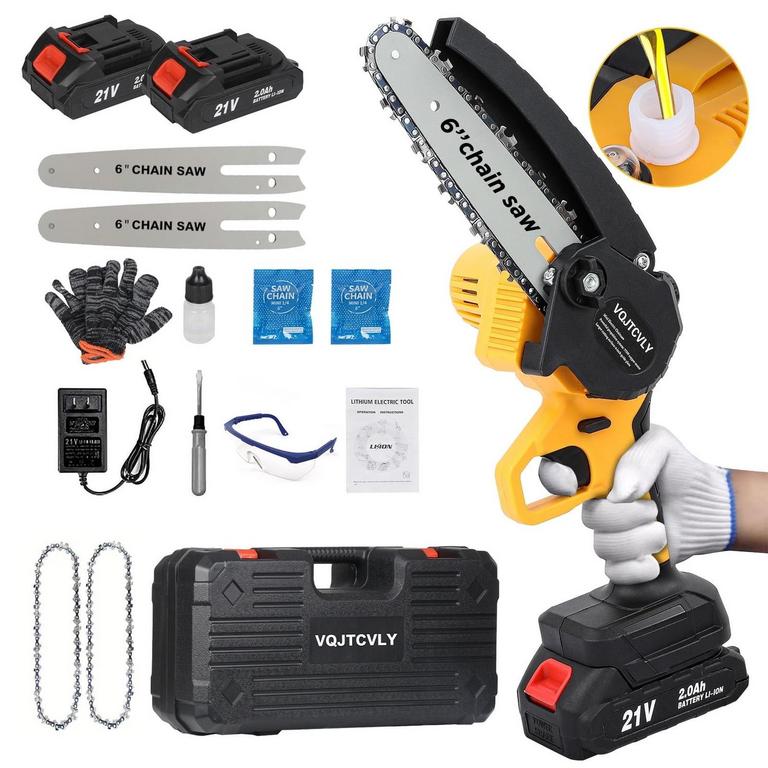 VQJTCVLY 6IN MINI CHAINSAW