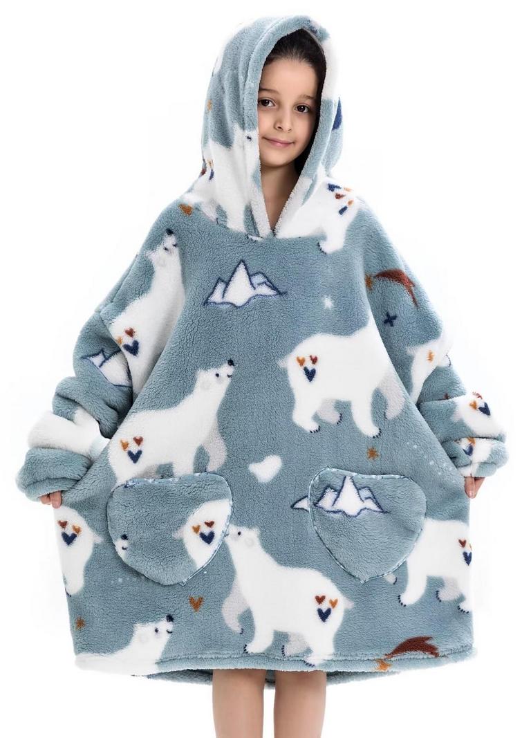 YOONAME KIDS WEARABLE BLANKET 6-12Y