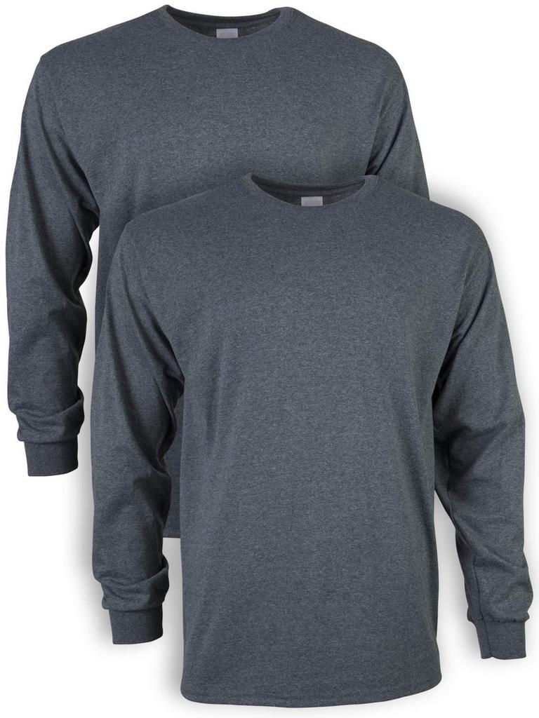 GILDAN UNISEX LONG SLEEVE TEES L 2PK