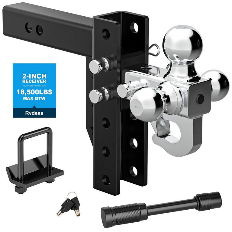 RVDEAA ADJ TRAILER HITCH